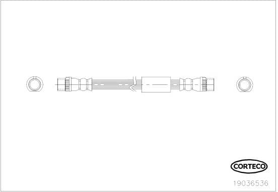 Brake Hose 19036536