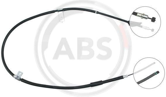 Cable Pull, parking brake K14098