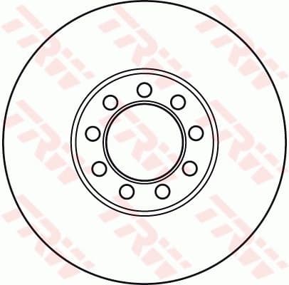 Brake Disc TRW SINGLE DF4994S - image 2
