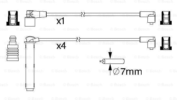 Ignition Cable Kit 0986357223 - image 5