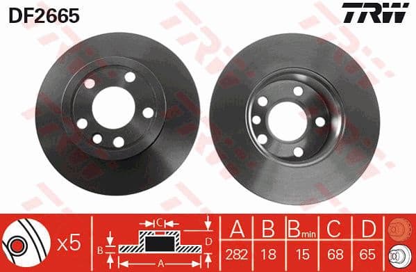 Brake Disc DF2665