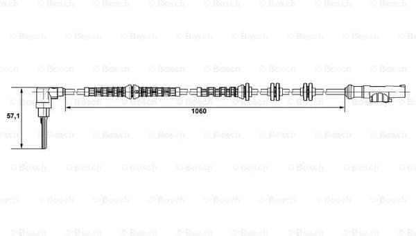 Sensor, wheel speed 0265007685 - image 5