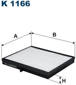 Filter, cabin air K1166