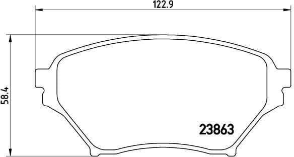 Brake Pad Set, disc brake PRIME LINE P49029