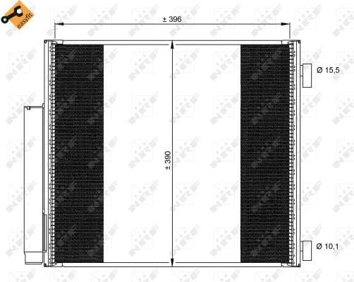 Condenser, air conditioning EASY FIT 35859 - image 2