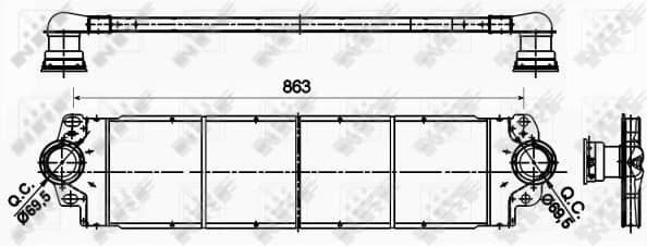 Charge Air Cooler 30354