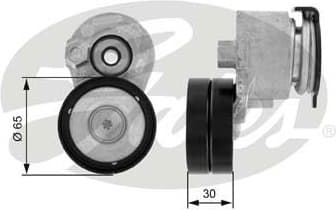 Belt Tensioner, V-ribbed belt DriveAlign™ T38428
