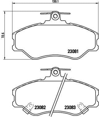 Brake Pad Set, disc brake PRIME LINE P30005