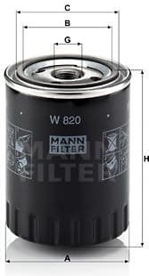 Oil Filter W820