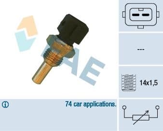 Sensor, coolant temperature 32560