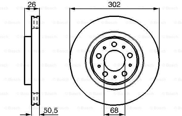 Brake Disc 0986478454 - image 2