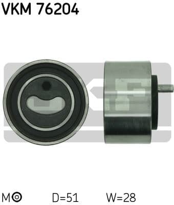 Tensioner Pulley, timing belt VKM 76204
