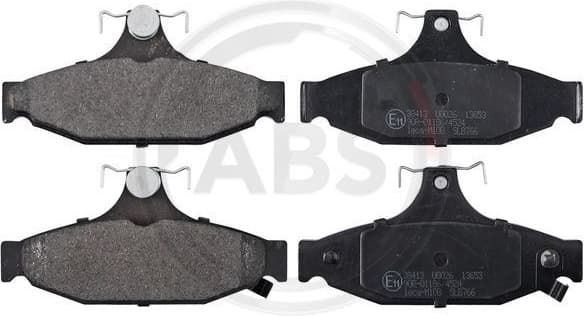Brake Pad Set, disc brake 38413