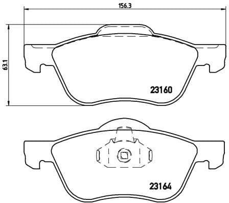 Brake Pad Set, disc brake PRIME LINE P56037
