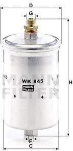 Fuel Filter WK845