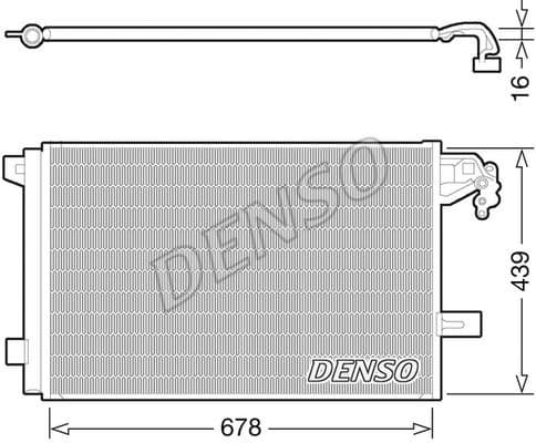 Condenser, air conditioning DCN32063