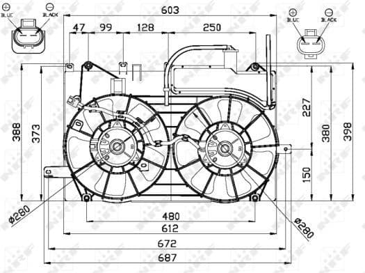 Fan, engine cooling 47673 - image 4