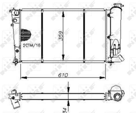 Radiator, engine cooling 50413 - image 6