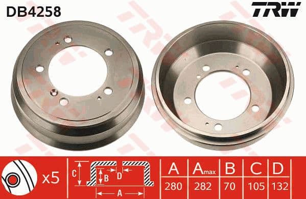 Brake Drum DB4258