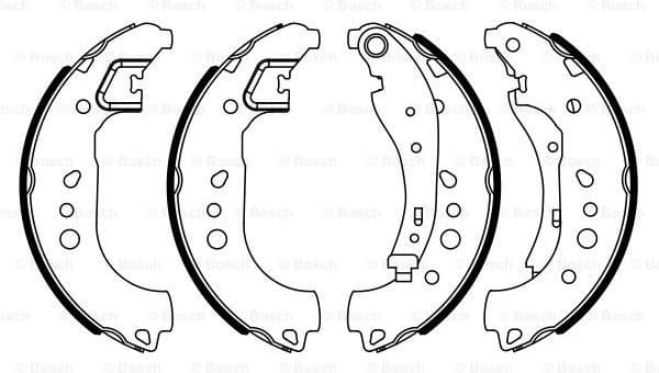 Brake Shoe Set 0986487949 - image 5