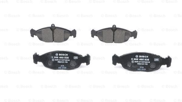Brake Pad Set, disc brake 0986460938 - image 3