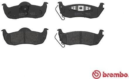 Brake pads rear, Top Quality P37011 - image 2
