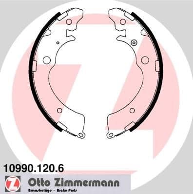 Brake Shoe Set 10990.120.6