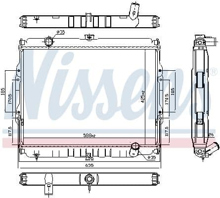 Radiator, engine cooling 67046 - image 2