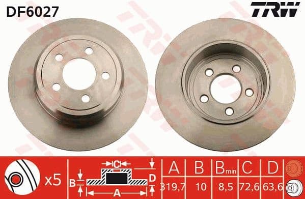 Brake Disc DF6027