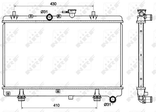 Radiator, engine cooling 53121 - image 2