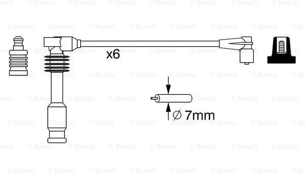 Ignition Cable Kit 0986357050 - image 5