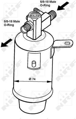 Dryer, air conditioning 33018
