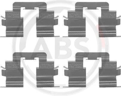 Accessory Kit, disc brake pad 1215Q