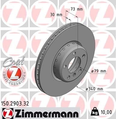Brake Disc FORMULA F 150.2903.32