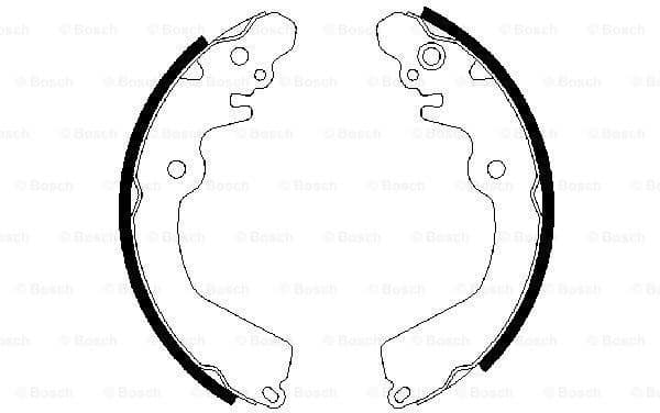 Brake Shoe Set 0986487451 - image 2