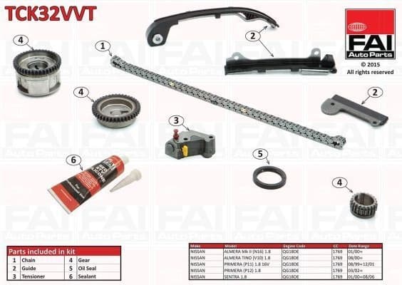Timing Chain Kit TCK32VVT