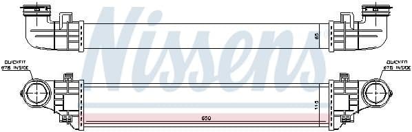Charge Air Cooler ** FIRST FIT ** 96785