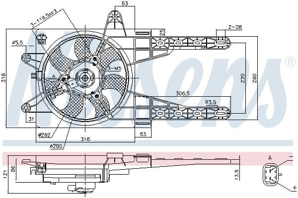 Fan, engine cooling 85141