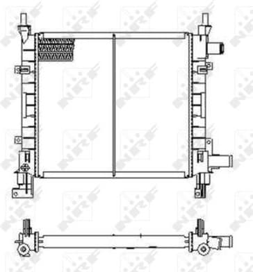 Radiator, engine cooling 54671 - image 2