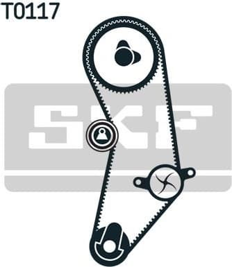 Water Pump & Timing Belt Kit VKMC 02201 - image 2