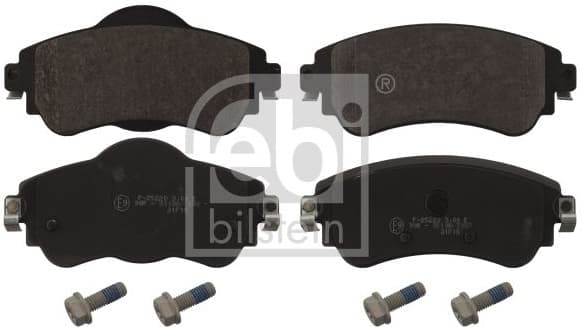 Brake Pad Set, disc brake 16866