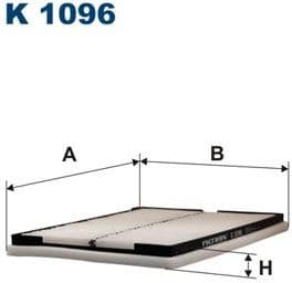 Filter, cabin air K1096