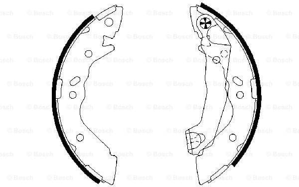Brake Shoe Set 0986487581 - image 2