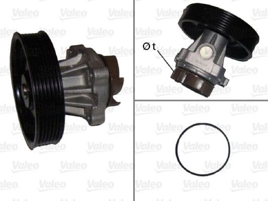Water Pump, engine cooling 506716