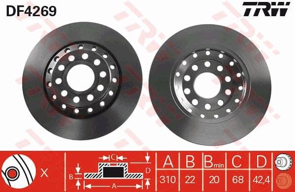 Brake Disc DF4269