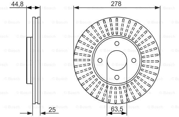 Brake Disc 0986479637 - image 6