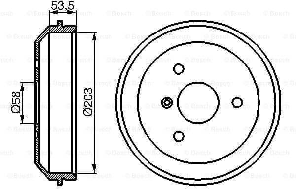 Brake Drum 0986477103