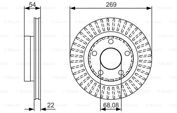 Brake Disc 0986479A42 - image 2
