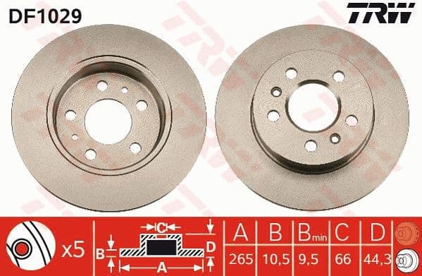 Brake Disc DF1029