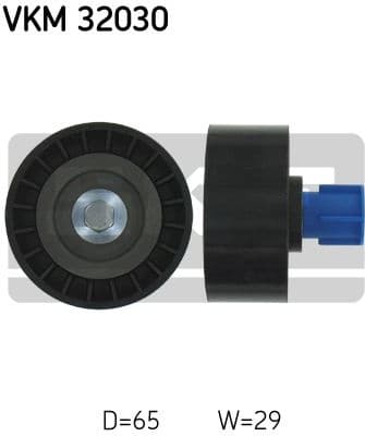 Deflection/Guide Pulley, V-ribbed belt VKM 32030